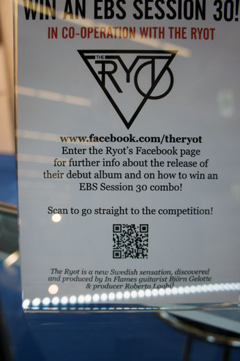 Swedish band the Ryot in co-operation with EBS offer you the chance to win an EBS Session 30. facebook.com/theryot