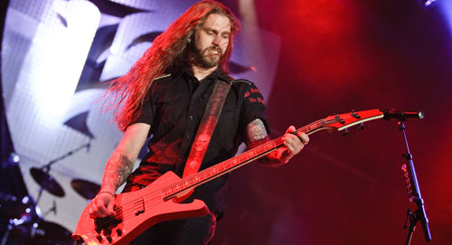 Hammerfall's Fredrik Larsson - new EBS Artist! Photo by Daniel Falk